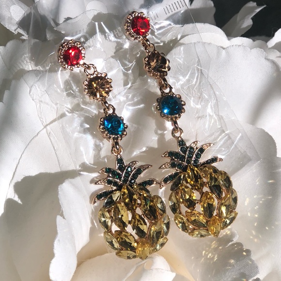 🎈Pineapple dangle earrings - Picture 2 of 2